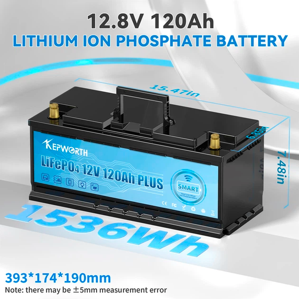 Акумуляторна&nbsp;батарея Kepworth LiFePO4 12V 120Ah 38069/9 фото