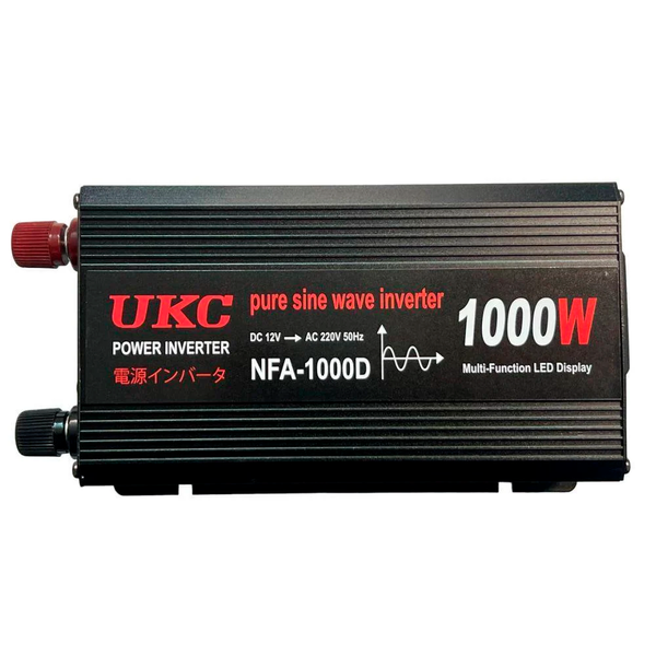 Інвертор з чистим синусом NFA-1000,12V-220V,1000W (4139) 38123 фото