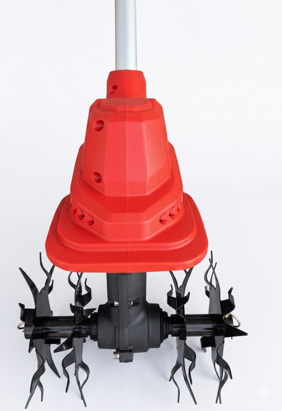 Акумуляторний культиватор на 4 фрези із захистом EUROTECH ETH-1136 Tillage Mashine с38135 фото