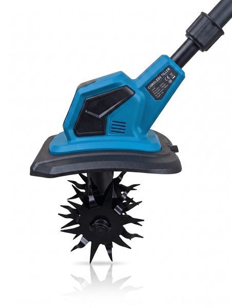 Акумуляторний культиватор на 4 фрези із захистом EUROTECH ETH-1136 Tillage Mashine с38135 фото