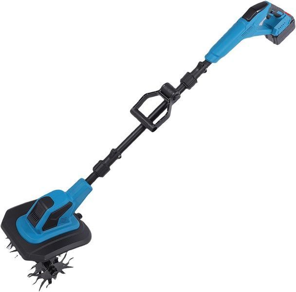 Акумуляторний культиватор на 4 фрези із захистом EUROTECH ETH-1136 Tillage Mashine с38135 фото